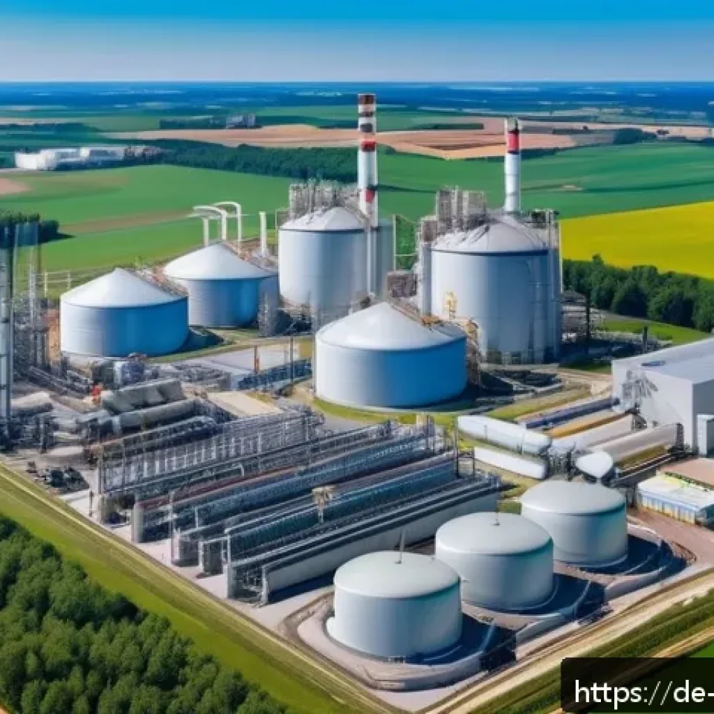 탄소 격리 식재 프로젝트의 경제적 성과 분석 - A modern industrial Carbon Capture and Storage (CCS) facility in Germany, featuring large-scale CO₂ ...